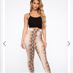 Fashion Nova Slither Your Way Pants